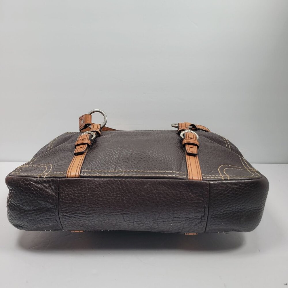 Coach Chelsea Women's Brown Pebbled Leather 2 Handles Tote Bag - Picture 6 of 11